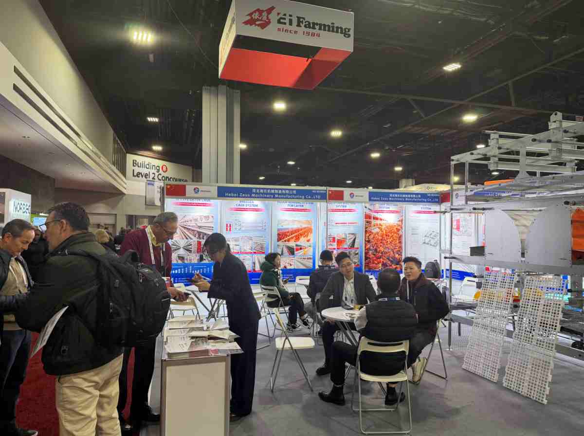 Multi-Tier Furnished Cage System at IPPE