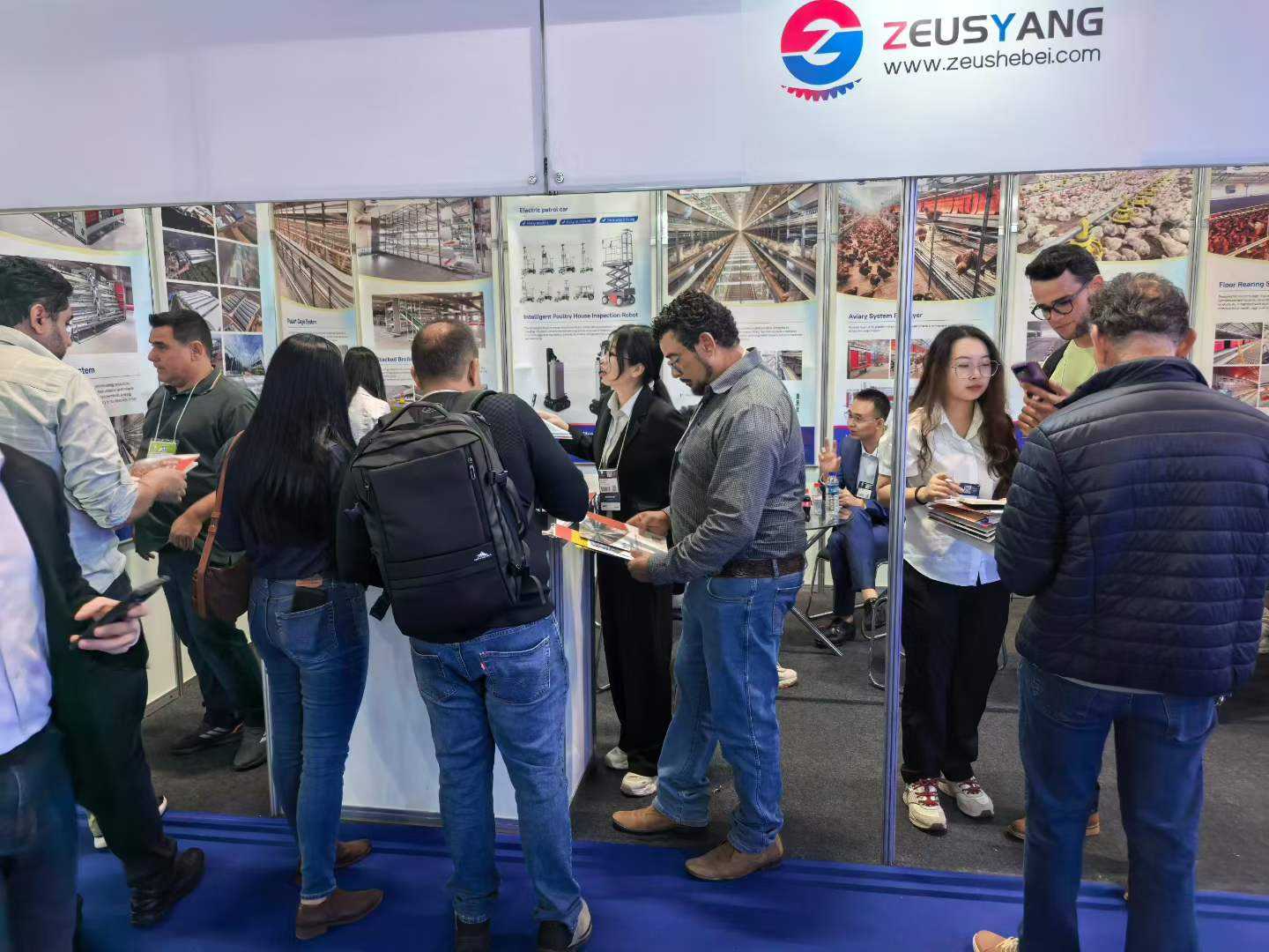 ZEUSYANG at Booth 05 in the Main Hall during SIAVS 2026 in São Paulo, Brazil